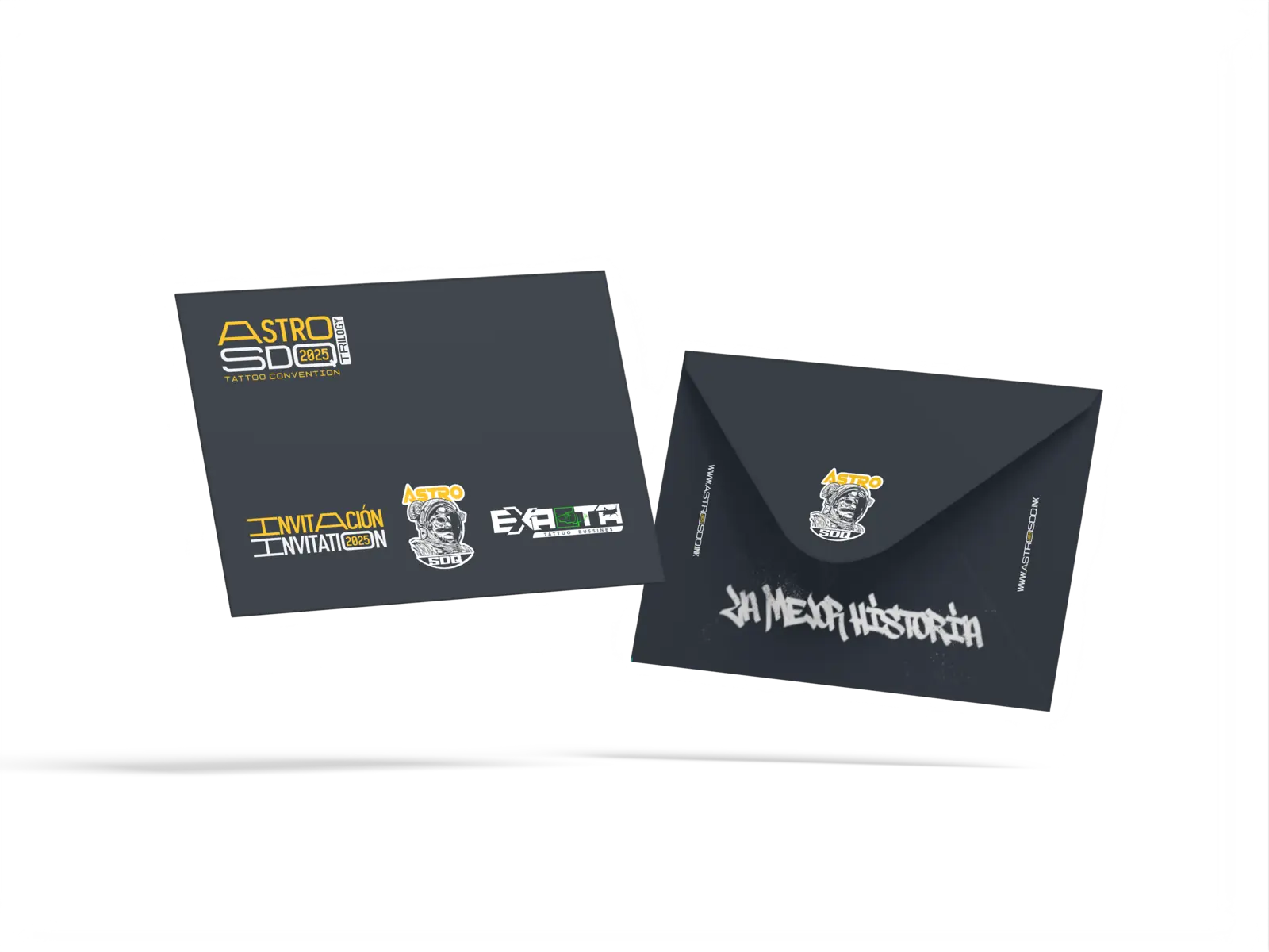 ASTRO envelopes mockup