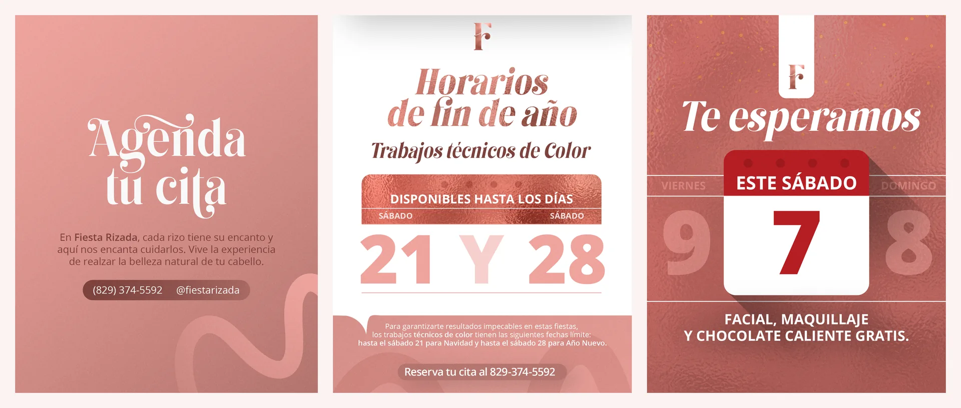 Campañas para redes: citas, horarios y eventos