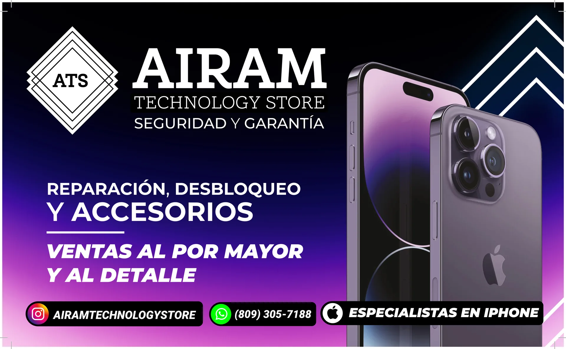 AIRAM mobile billboard, 120 × 72 in