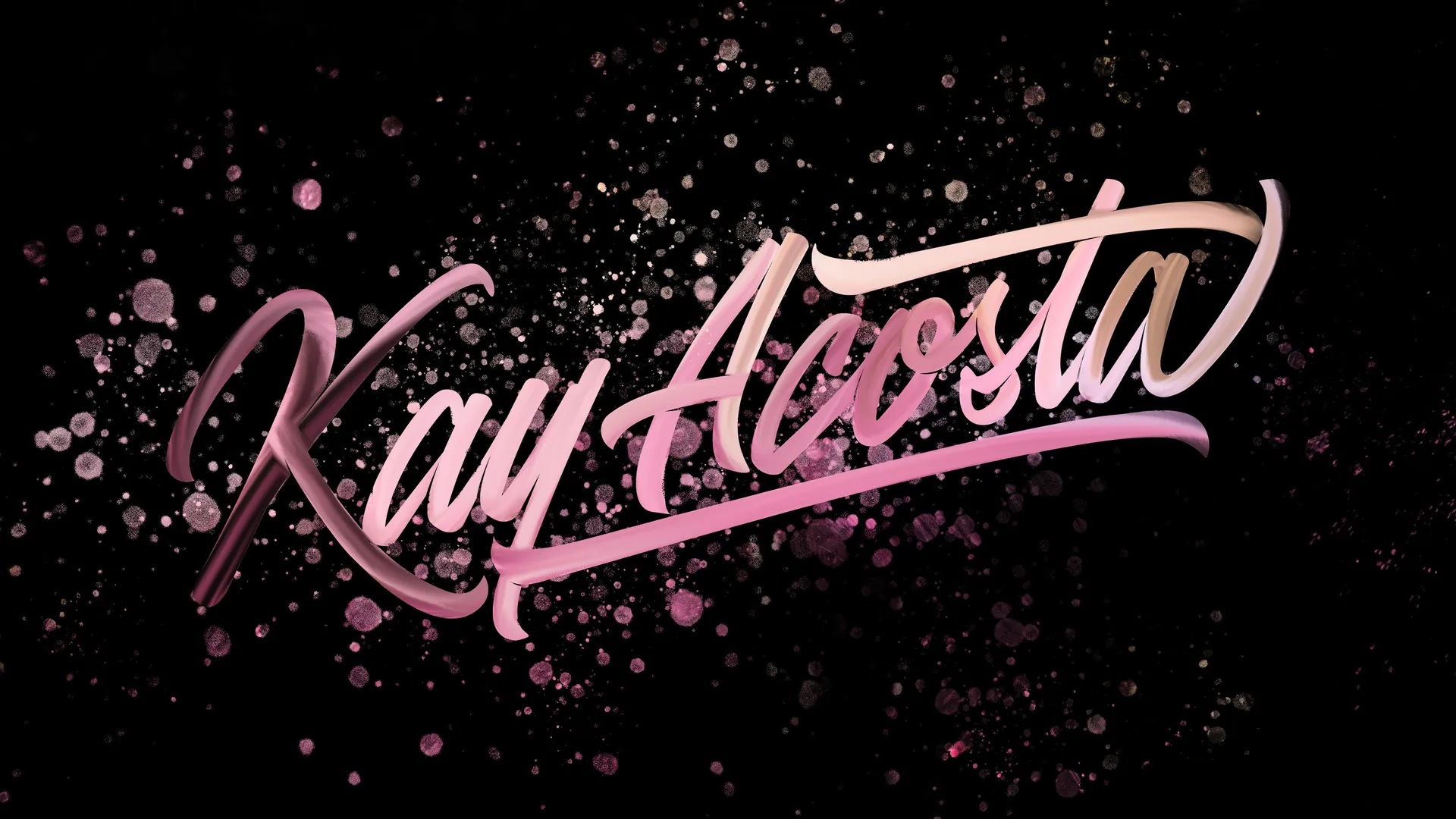 Logo final de Kay Acosta, makeup artist