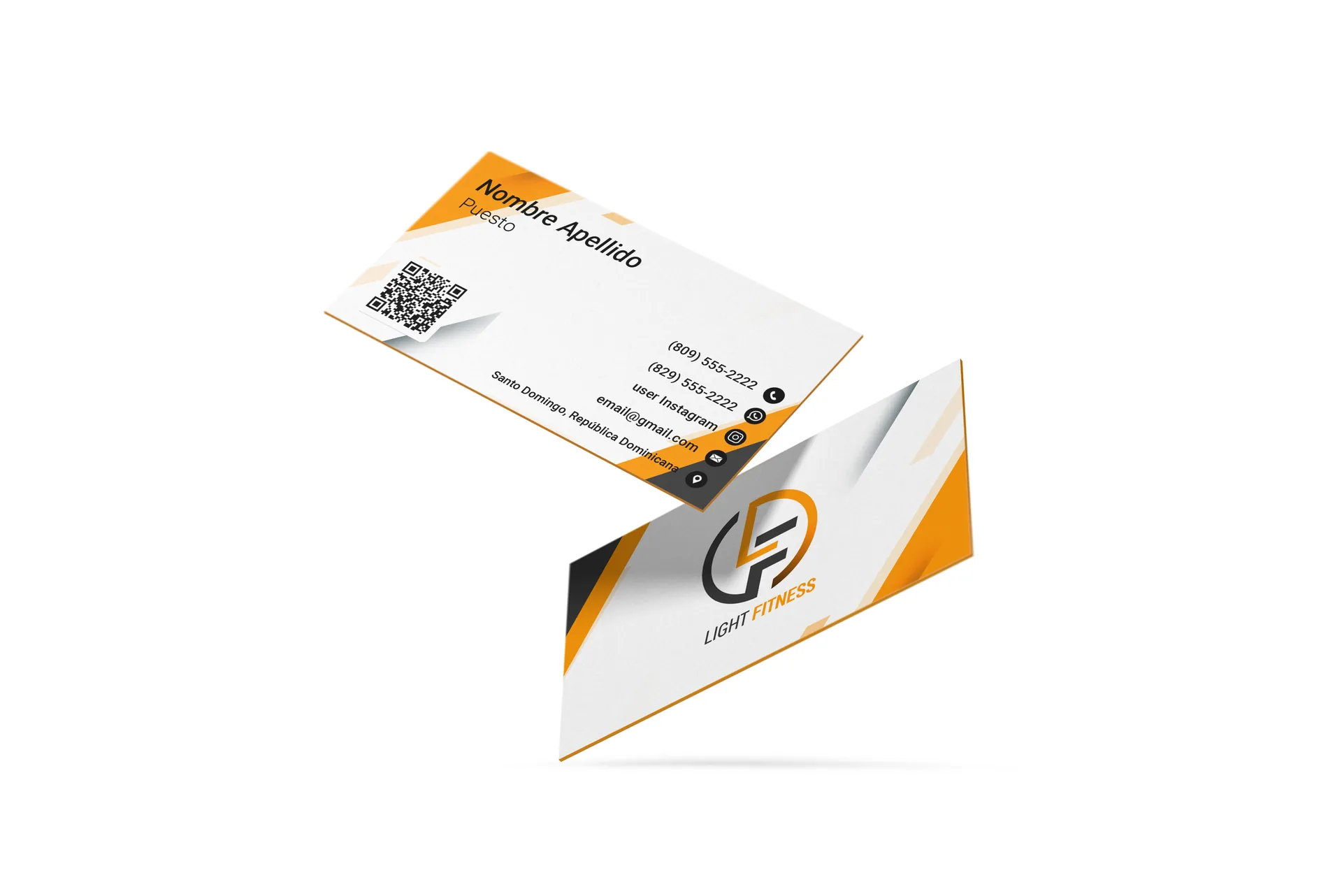Tarjetas de Light Fitness