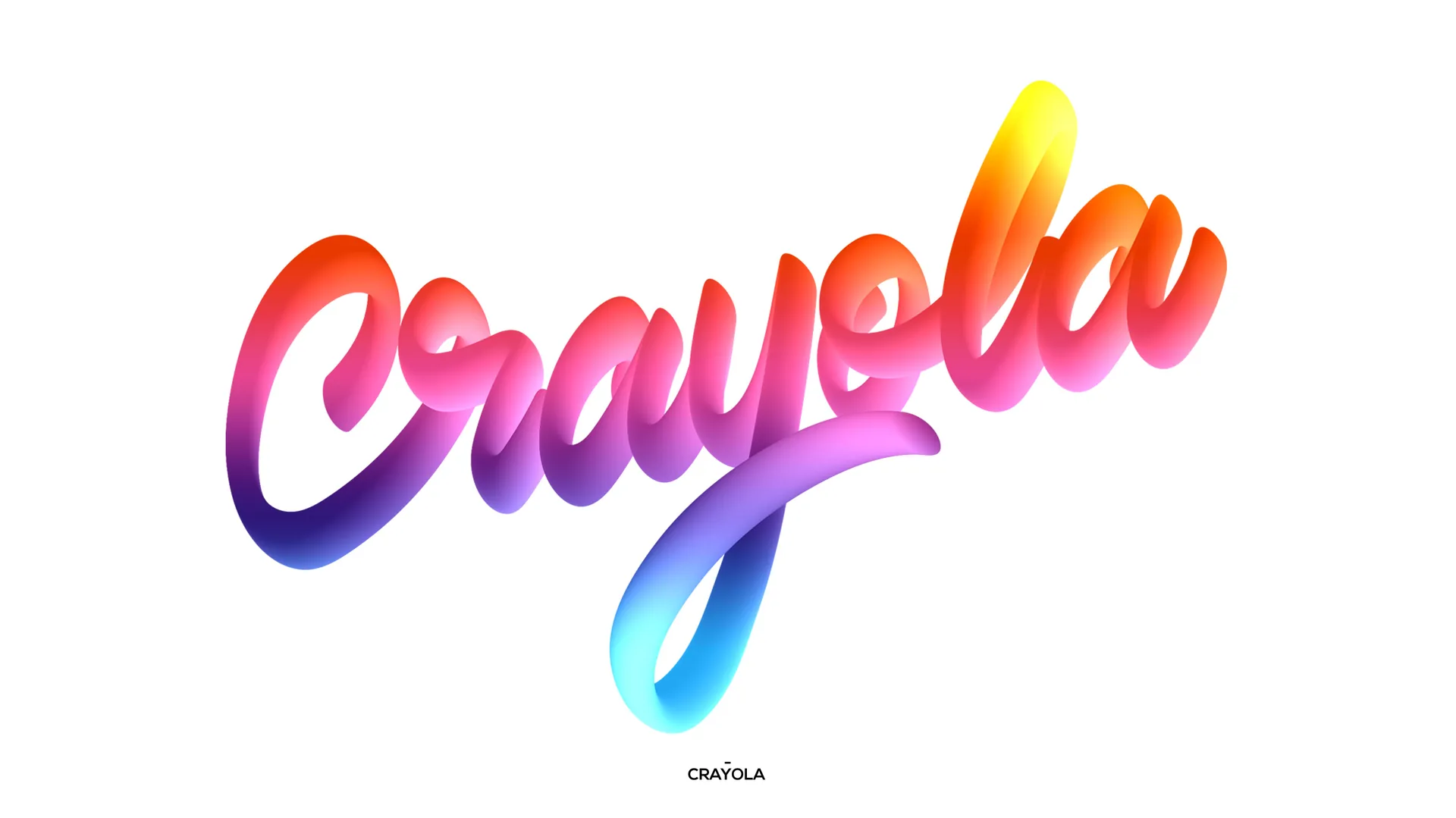 “Crayola” 3D lettering, 2018