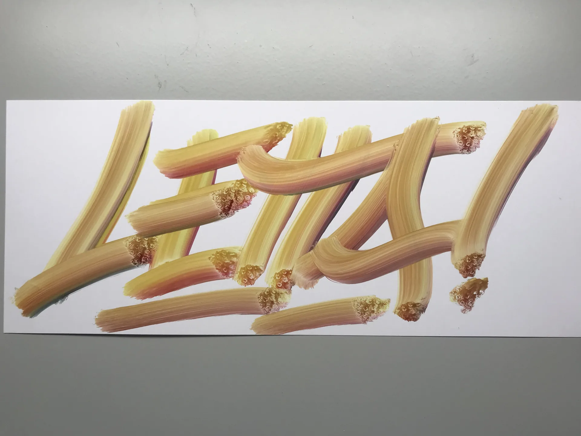 “Letta” 3D tag, 2019