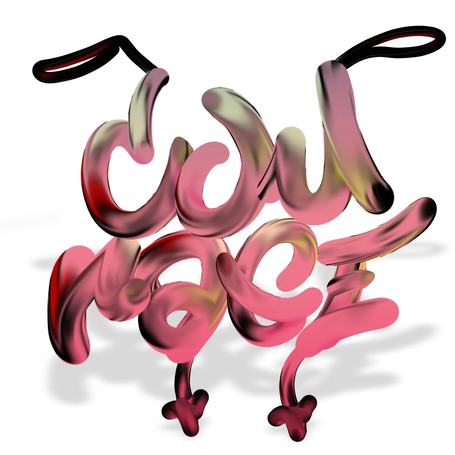“Courage” 3D lettering, 2018