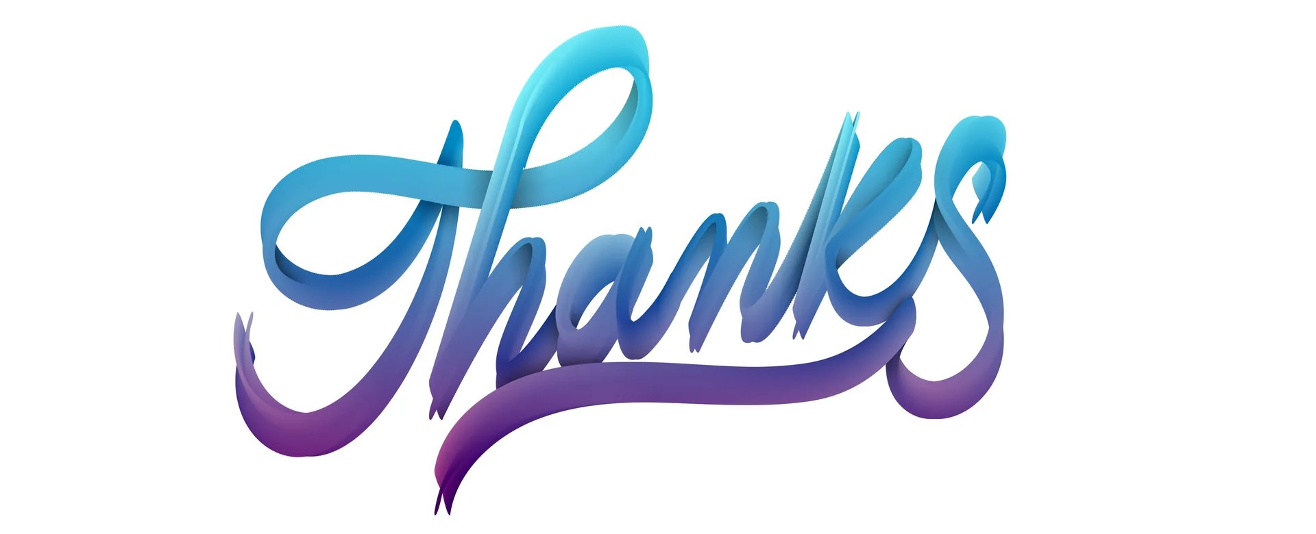 “Thanks” lettering, 2020